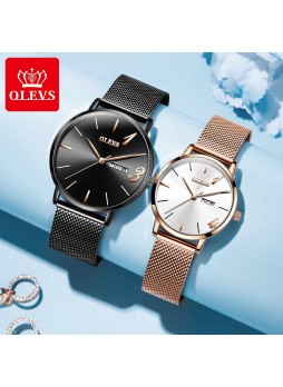 Customized ultra thin waterproof quartz watch mesh with men's and women's watches and lovers' watches